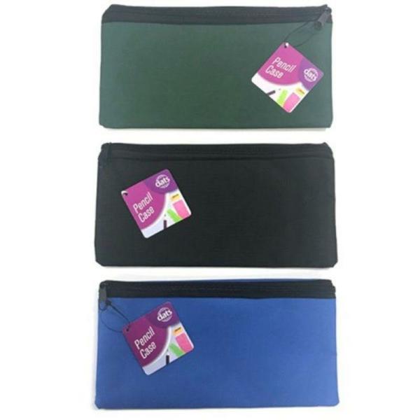 1 Zip Fabric Pencil Case – 220Mm X 120Mm  |   Stationery Arts & Craft Stationery