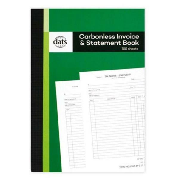 100 Sheet Carbonless Invoice & Statement Book  |   Exercise Books & Folders Arts & Craft Exercise Books & Folders