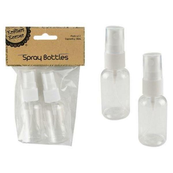 2 Pack Clear Spray Bottles – 30Ml  |   Diy Craft Arts & Craft Clear