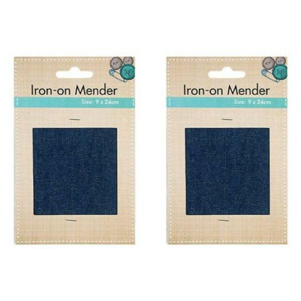 2 Pack Iron-On Mender – 24Cm X 9Cm  |   Stickers & Decorations Arts & Craft Stickers & Decorations