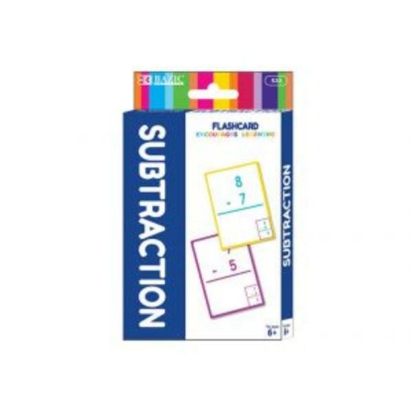 36 Pack Bazic Subtraction Flash Card  |   Educational Books Arts & Craft Educational Books