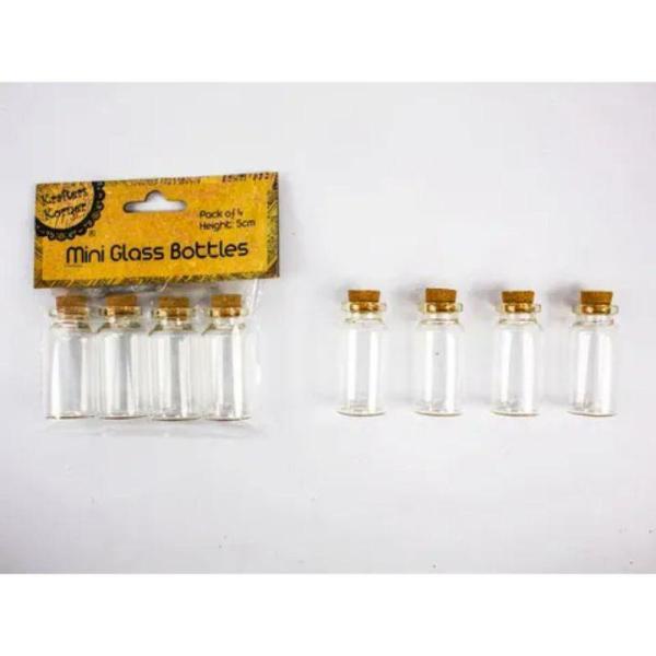 5 Pack Mini Glass Bottles With Cork Lid – 5Cm  |   Diy Craft Arts & Craft Diy Craft