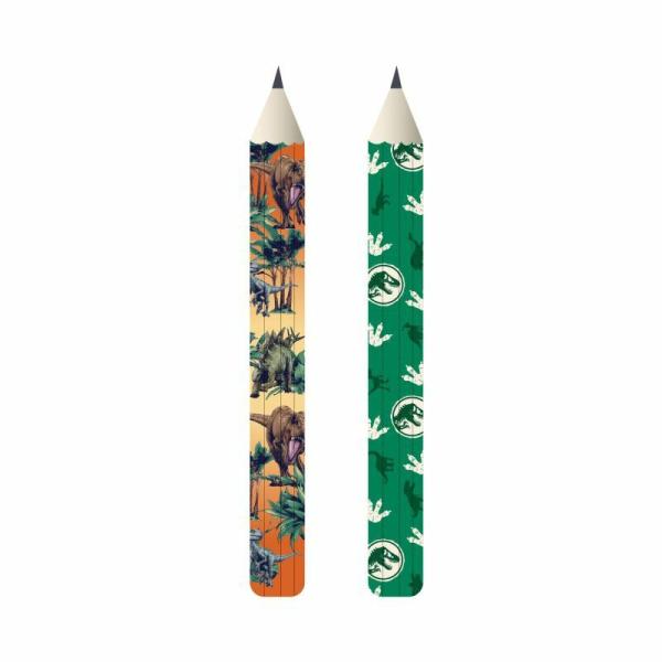 6 Pack Jurassic Into The Wild Pencils  |   Stationery Arts & Craft Multi