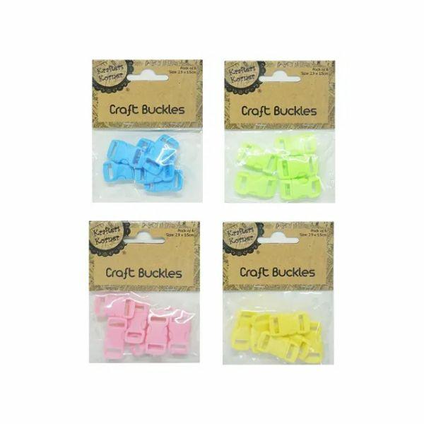 6 Pack Small Craft Buckles – 2.9Cm X 1.5Cm  |   Stickers & Decorations Arts & Craft Stickers & Decorations