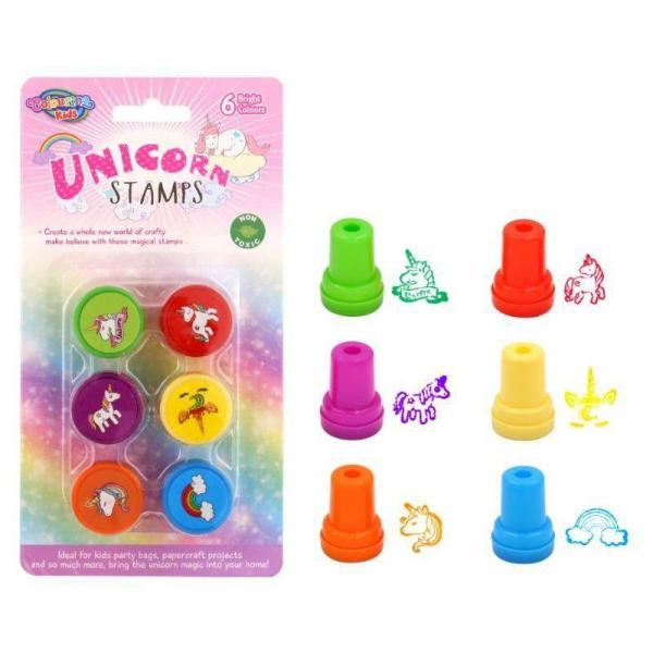 6 Pack Unicorn Fun Stamps – 3.5Cm X 2.5Cm  |   Diy Craft Arts & Craft Diy Craft