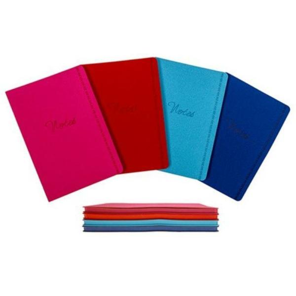 A5 Notebook With Felt Pu Cover – 128Pg  |   Exercise Books & Folders Arts & Craft Exercise Books & Folders