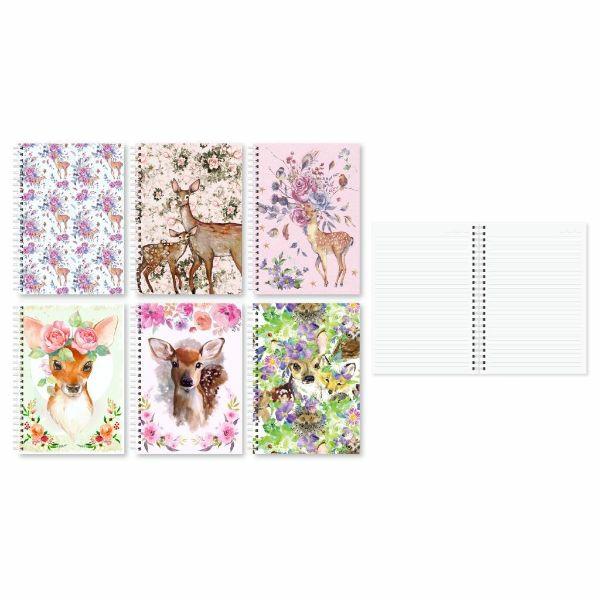 A5 Spiral Notebook/100Pages- Deer Fawn Series  |   Stationery Arts & Craft Stationery