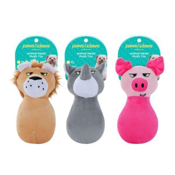 Animal Head Plush Squeaky Pet Toy – 20Cm X 11Cm X 10Cm  |   Pet Toys Pet Supplies Pet Toys