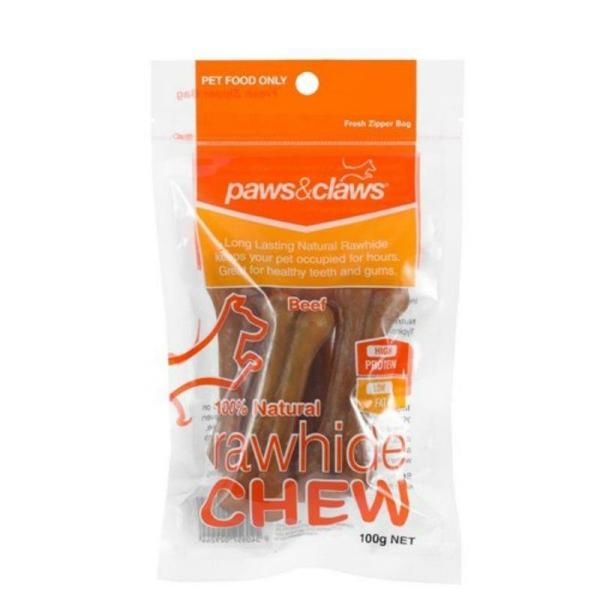 Beef Rawhide Bones 4Pk  |   Pet Toys Pet Supplies Brown