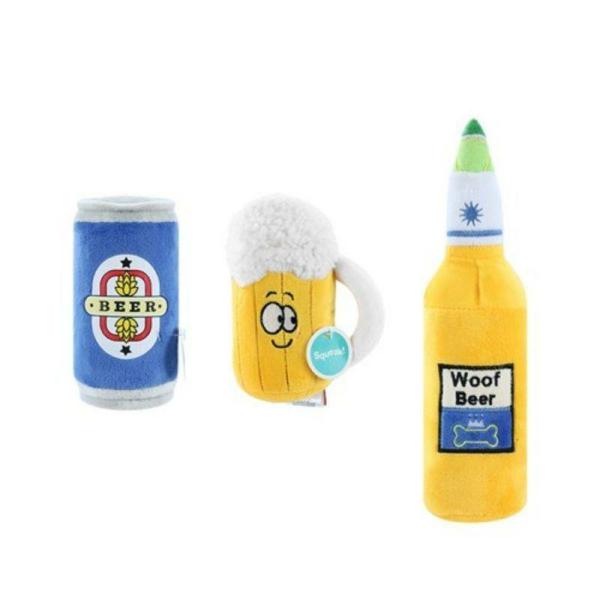 Beer Plush Clip Strip – 17Cm X 7.5Cm  |   Pet Toys Pet Supplies Multi