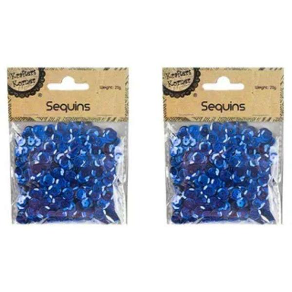 Blue Round Laser Sequins – 20G  |   Stickers & Decorations Arts & Craft Blue