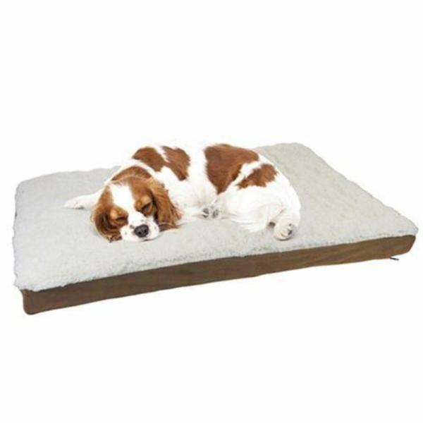 Brown Suede Orthopedic Pet Bed – 100Cm X 80Cm X 10Cm  |   Pet Beds Pet Beds Brown