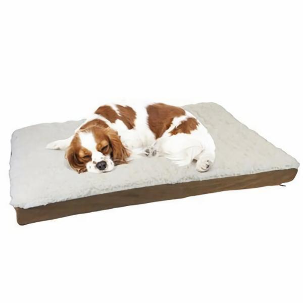 Brown Suede Orthopedic Pet Bed – 75Cm X 50Cm X 8Cm  |   Pet Beds Pet Beds Brown