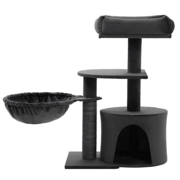 Catsby Charcoal Carlton Condo Cat Tree – 50Cm X 35Cm X 68.5Cm  |   Cat Towers Cat Towers Cat Towers