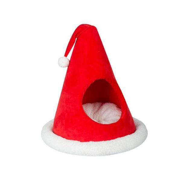 Christmas Santa Hat House – 47Cm X 48Cm  |   Pet Beds Pet Beds Pet Beds