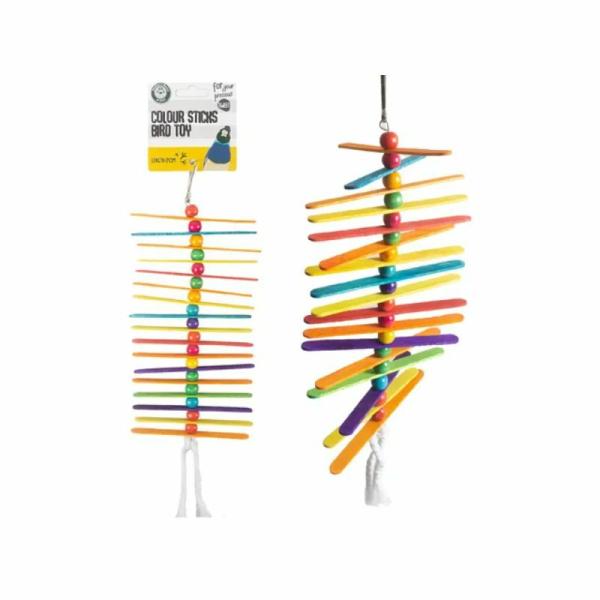 Colour Sticks Bird Toy – 21Cm X 11Cm  |   Pet Toys Pet Supplies Pet Toys