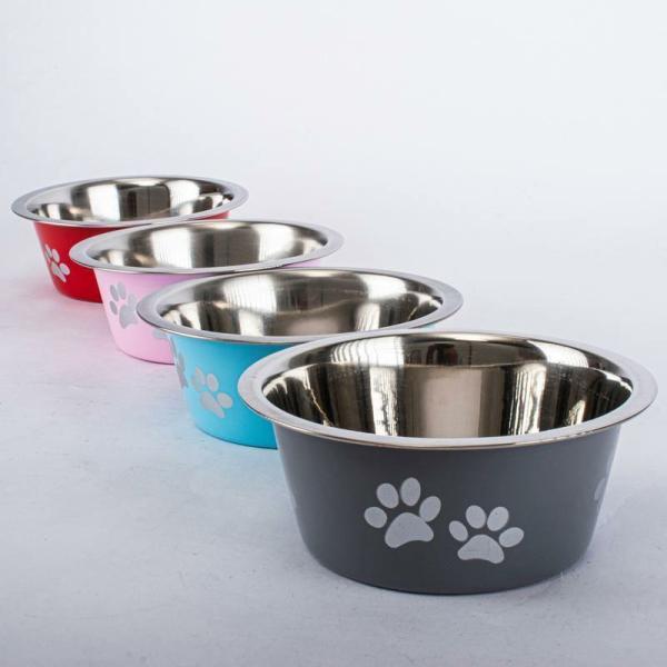 Coloured Stainless Steel Dog Bowl – 16Cm  |   Pet Bowls Pet Bowls Pet Bowls