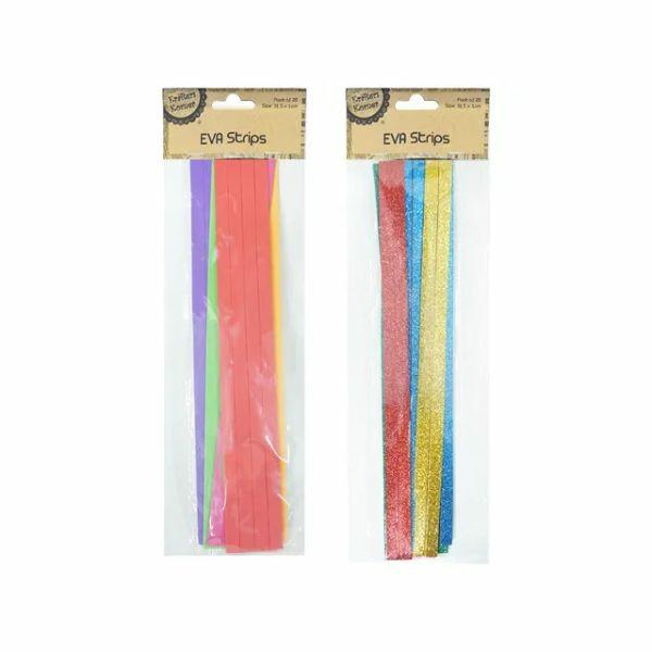 Colourful Eva Craft Strips – 31.5Cm X 1Cm X 0.2Cm  |   Diy Craft Arts & Craft Diy Craft