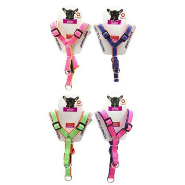 Colourful P.U & Nylon Harness – 30Cm – 50Cm  |   Pet Collars & Harnesses Pet Collars & Harnesses Pet Collars & Harnesses