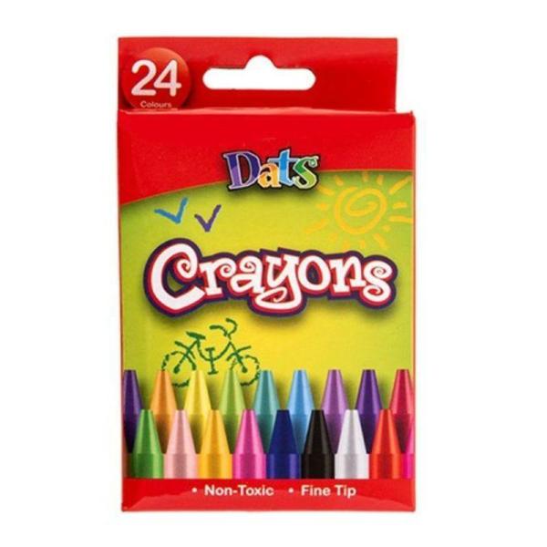 Crayon 24Pk In Col Box  |   Stationery Arts & Craft Stationery