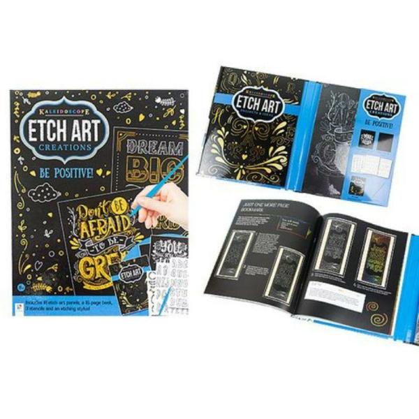 Etch Art Kit – Be Positive – 23Cm X 29Cm X 2Cm  |   Educational Books Arts & Craft Educational Books