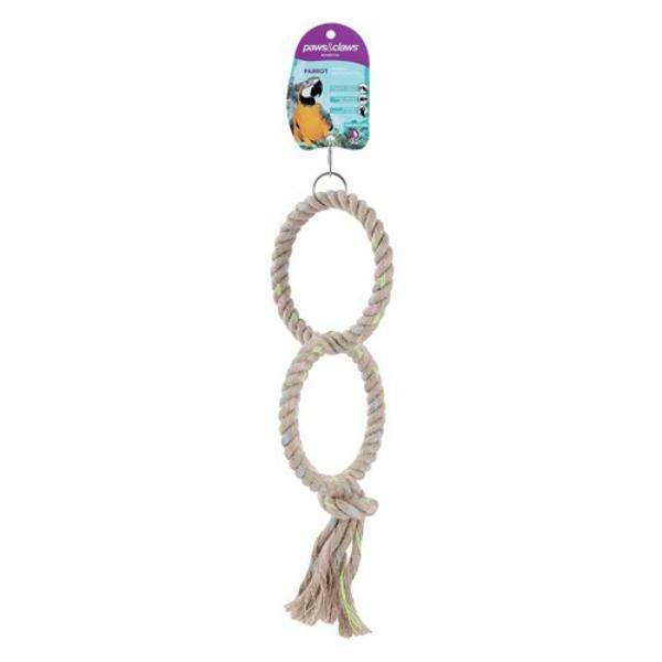 Extra Large Parrot Jute Ring Toy – 32Cm X 16Cm  |   Pet Toys Pet Supplies Pet Toys