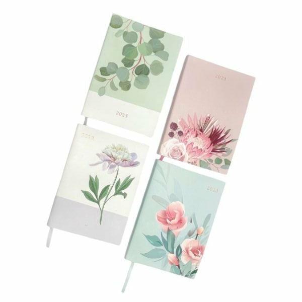 Floral Abandon 2023 Diary A5 Day To Page  |   Exercise Books & Folders Arts & Craft Exercise Books & Folders