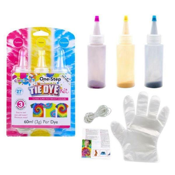 Fuchsia/Yellow & Turquoise Series Tie Dye Kit – 60Ml  |   Diy Craft Arts & Craft Diy Craft