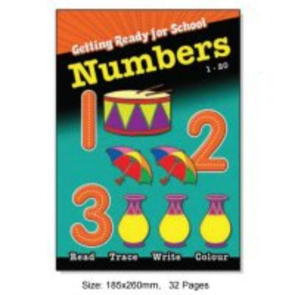 Getting Ready For School Numbers – 32 Pages  |   Educational Books Arts & Craft Educational Books