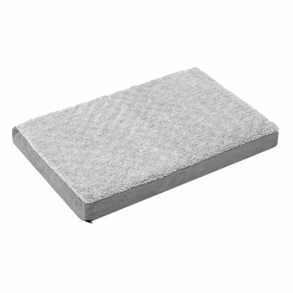 Grey Suede Orthopedic Pet Grey – 75Cm X 50Cm X 8Cm  |   Pet Beds Pet Beds Pet Beds