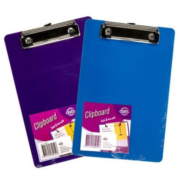 Hard Plastic Clipboard – A4  |   Stationery Arts & Craft Stationery