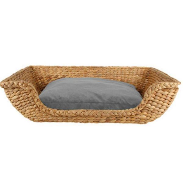 Jazz Water Hyacinth Rectangle Pet Bed  |   Pet Beds Pet Beds Pet Beds