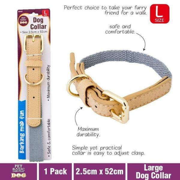 Large Dog Collar – 2.5Cm X 52Cm  |   Pet Collars & Harnesses Pet Collars & Harnesses Multi