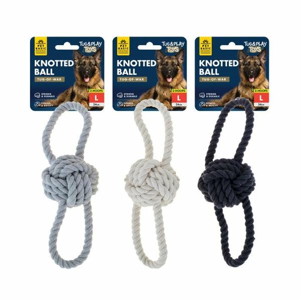 Large Double Loop Rope Toy – 34Cm X9.4Cm  |   Pet Toys Pet Supplies Pet Toys