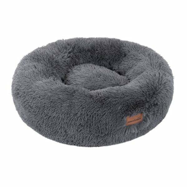 Large Grey Calming Plush Bed – 70Cm X 70Cm X 21Cm  |   Pet Beds Pet Beds Pet Beds