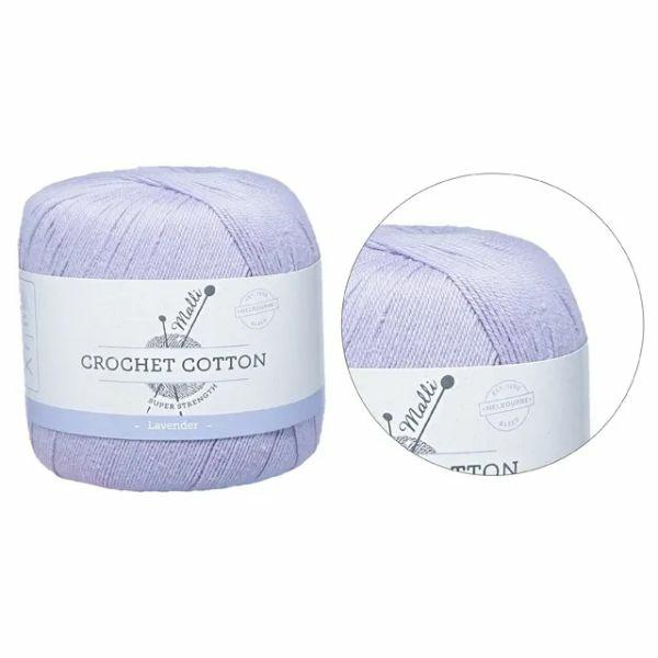 Lavender Super Strength Crochet Cotton Yarn – 50G  |   Wool & Yarn Arts & Craft Wool & Yarn