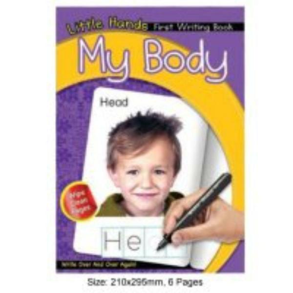 Little Hands First Writing Book My Body- 6 Pages  |   Educational Books Arts & Craft Educational Books