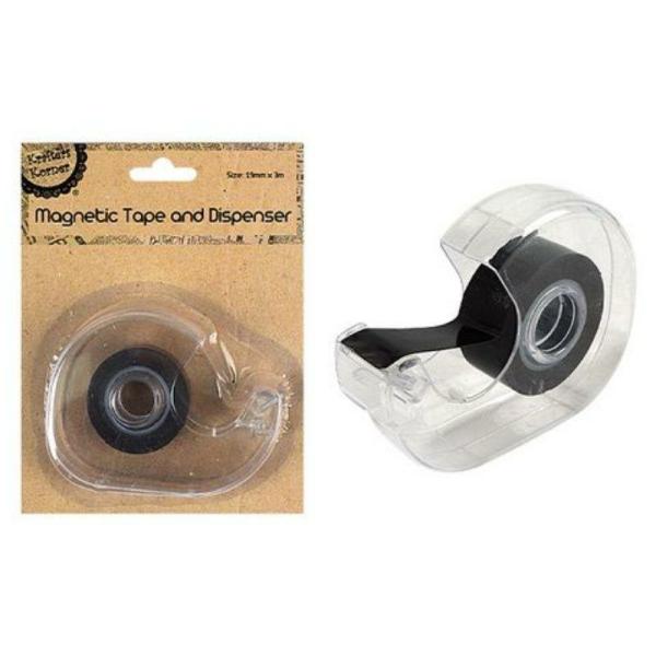 Magnetic Tape And Dispenser – 19Mm X 3M  |   Diy Craft Arts & Craft Diy Craft