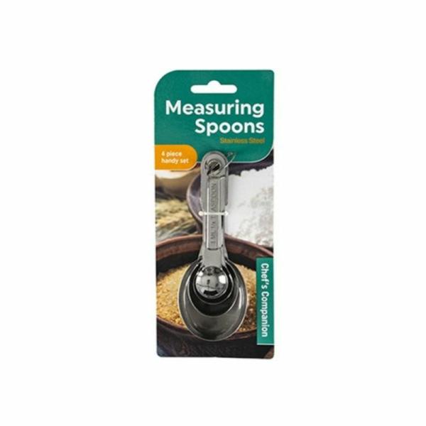 Measuring Spoon Stainless Steel Set Of 4  |   Stationery Arts & Craft Silver