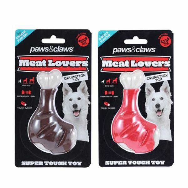 Meat Lovers Flavoured Drumstick Chew Toy – 12Cm X 7Cm X 4Cm  |   Pet Toys Pet Supplies Pet Toys