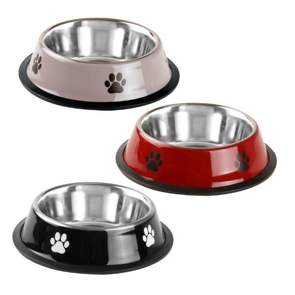 Medium Pet Bowl With Paw Print – 15Cm  |   Pet Bowls Pet Bowls Pet Bowls