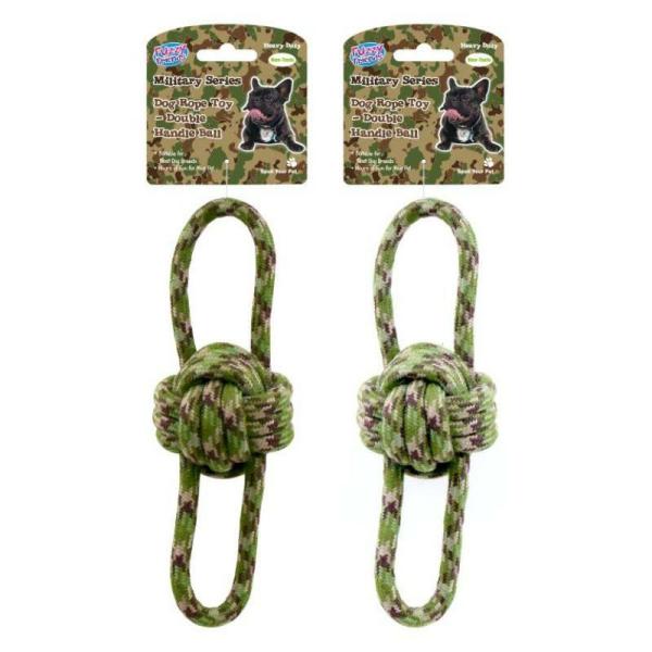 Military Series Dog Rope Toy-Double Handle Ball Series – 22Cm X 6Cm  |   Pet Toys Pet Supplies Assorted