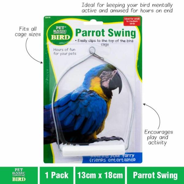 Parrot Swing – 13Cm X 18Cm  |   Pet Toys Pet Supplies Pet Toys