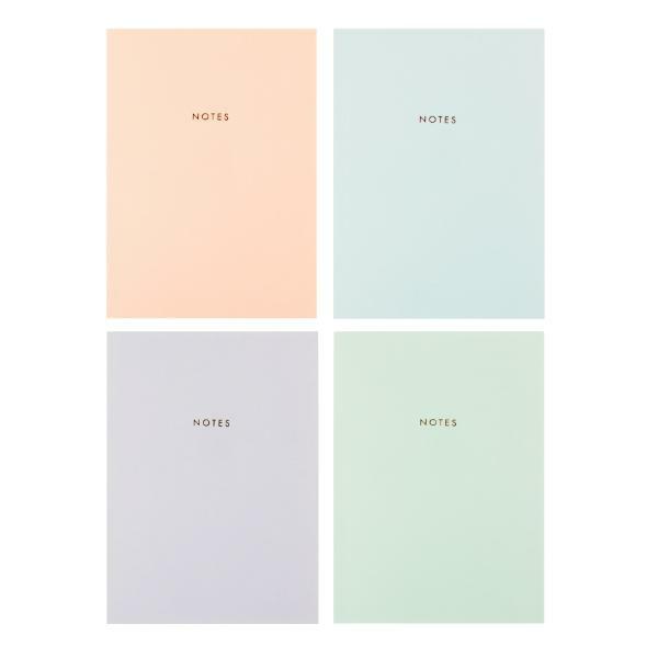 Pastel Colours Soft Cover Printed A5 Notebook  |   Stationery Arts & Craft Stationery