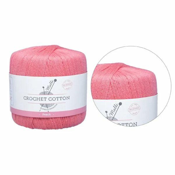 Peach Strength Crochet Cotton Yarn – 50G  |   Wool & Yarn Arts & Craft Wool & Yarn