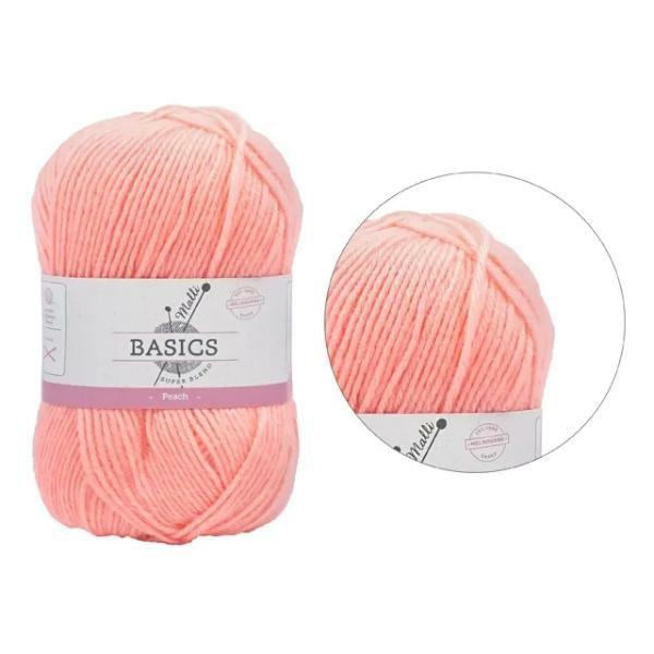 Peach Super Blend Basic Yarn – 100G  |   Wool & Yarn Arts & Craft Wool & Yarn