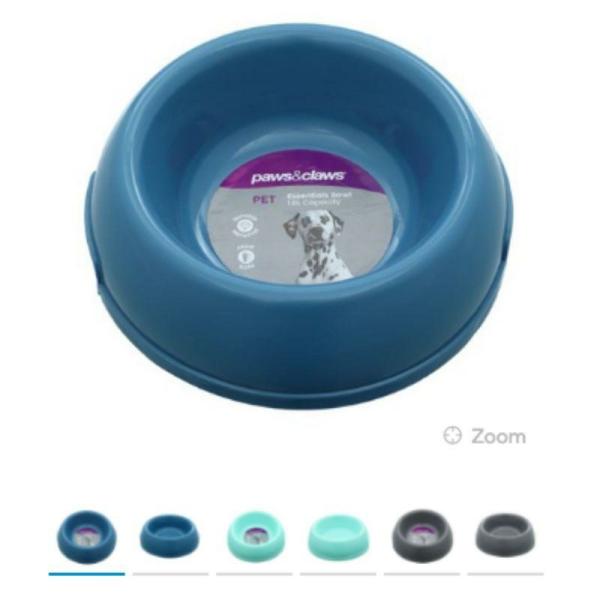 Pet Essentials Round Bowl With Handle – 16Cm X 21Cm X 6.5Cm  |   Pet Bowls Pet Bowls Assorted