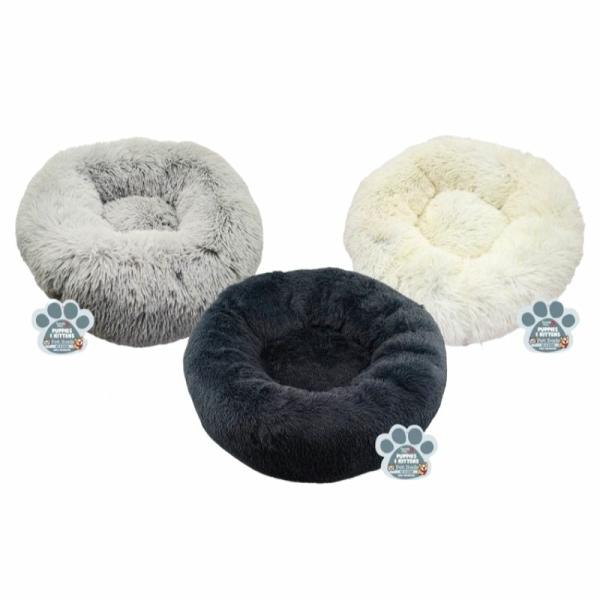 Plush Doughnut Round Pet Bed – 70Cm X 26Cm  |   Pet Beds Pet Beds Pet Beds