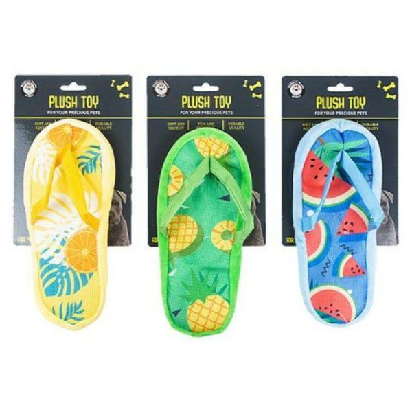 Plush Flip Flop Toy – 25Cm X 10Cm  |   Pet Toys Pet Supplies Assorted