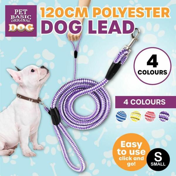 Polyester Dog Lead – 120Cm X 10Mm  |   Pet Collars & Harnesses Pet Collars & Harnesses Assorted